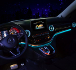 Диффузоры с подсветкой Ambient LIght 3D 64 цвета для Mercedes V Class W447 2017-2019 